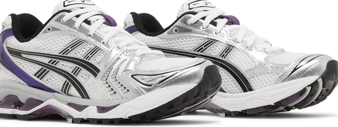 W Dark ASICS White Gel-Kayano Grape 14 0711